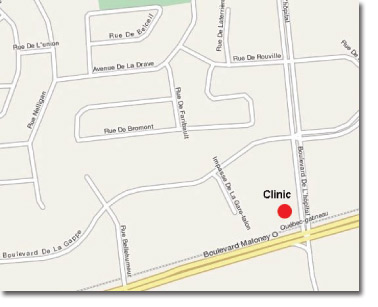 Map to 111 boulevard de l'hopital